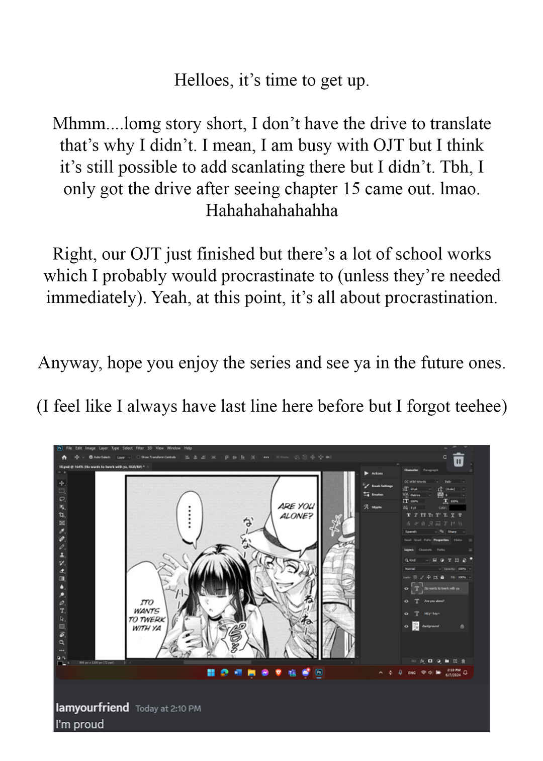 Page 24 Chapter 14 Osabori Jouzuna Komukai-san wa Ore wo Nogasanai!!