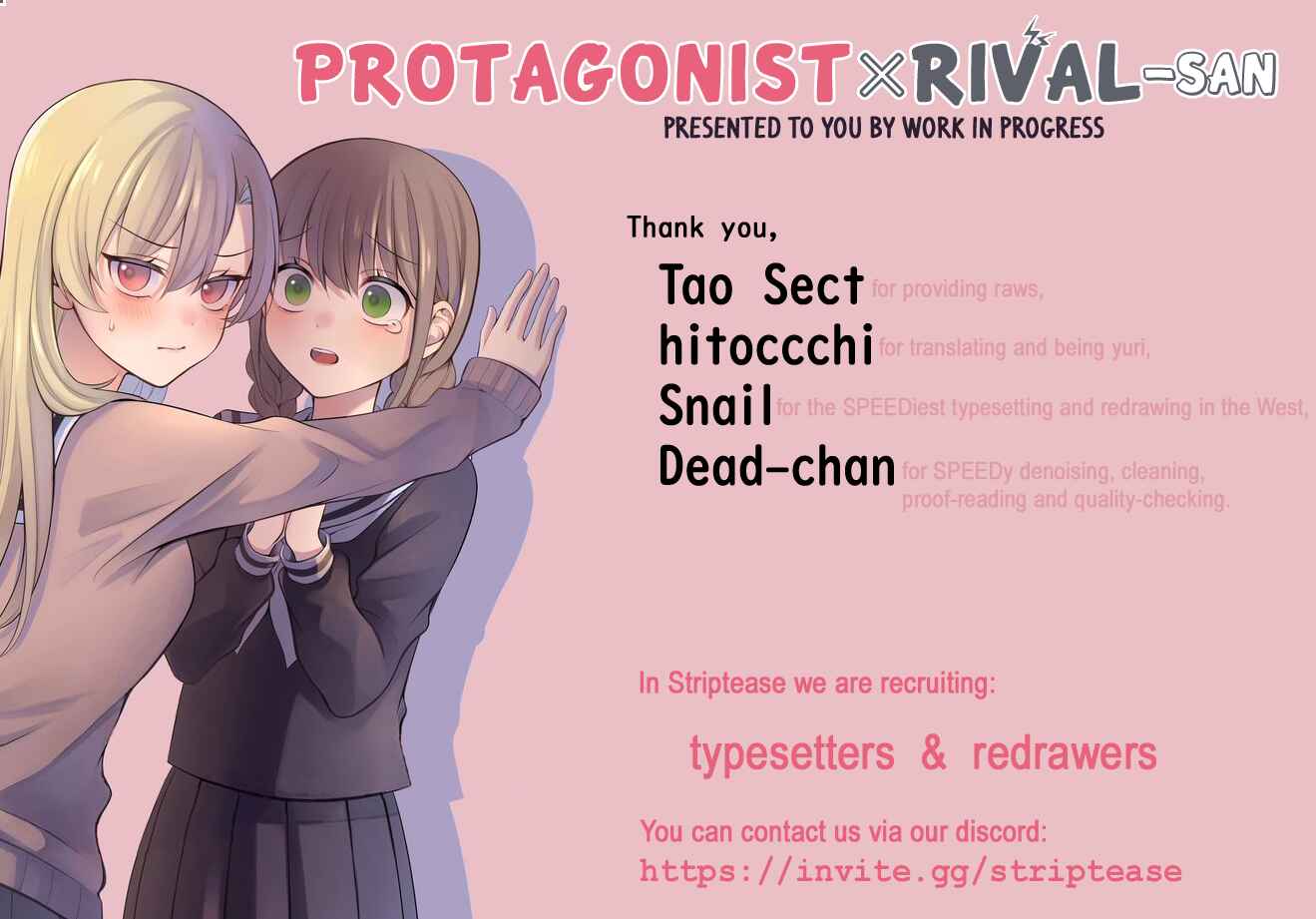 Page 1 Chapter 10 Shoujo Manga Protagonist x Rival-San (Magazine)