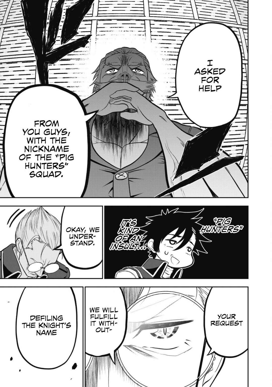 Page 13 Chapter 6 Saikyou Kenshi, Saiteihen Kishidan de Funsenchuu