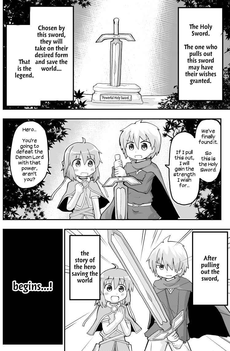 Page 1 Chapter 1 A Manga About a Hero Who Pulled Out the Holy Sword and Became a Girl