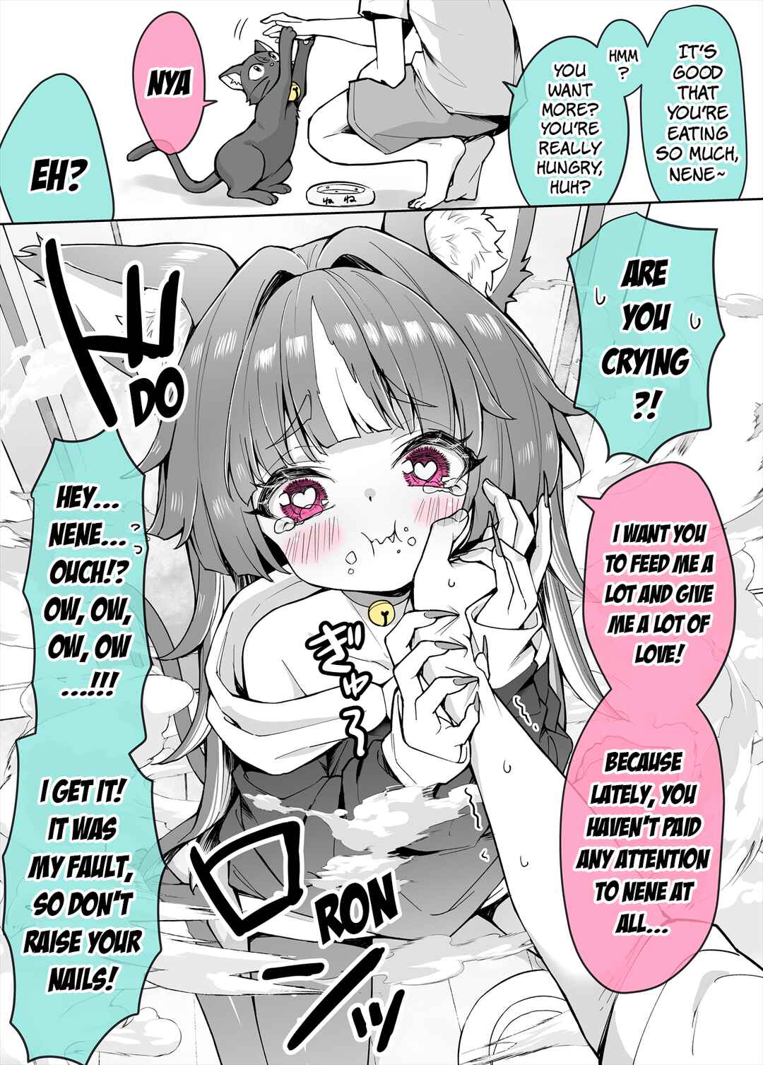 Page 1 Chapter 4 Ai ga Omosugiru Uchi no Yandere Kaineko