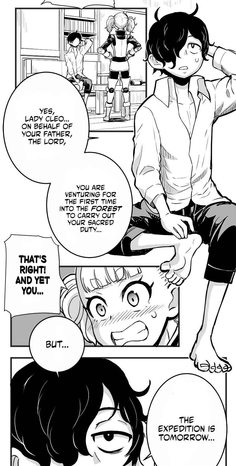 Page 8 Chapter 1 Cleo and the Forest of the Undead