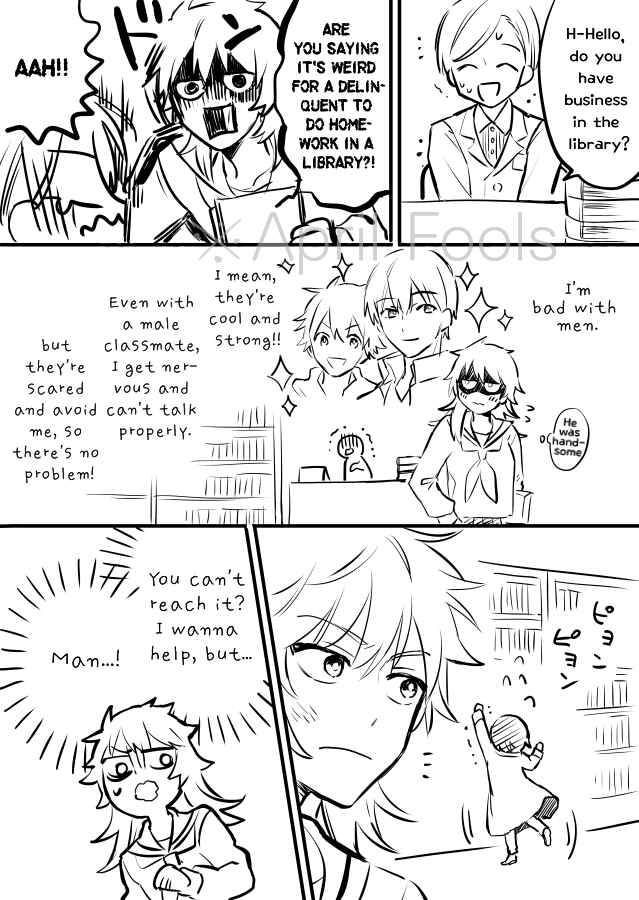 Page 1 Chapter 10.5 Tale of a Girl and a Delinquent Whos Bad with Women