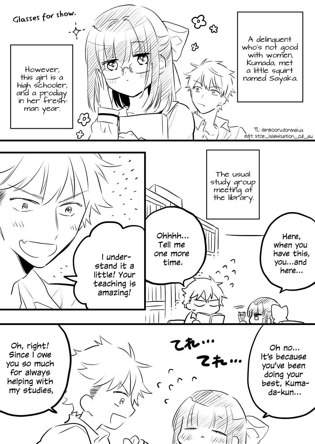 Page 1 Chapter 3 Tale of a Girl and a Delinquent Whos Bad with Women