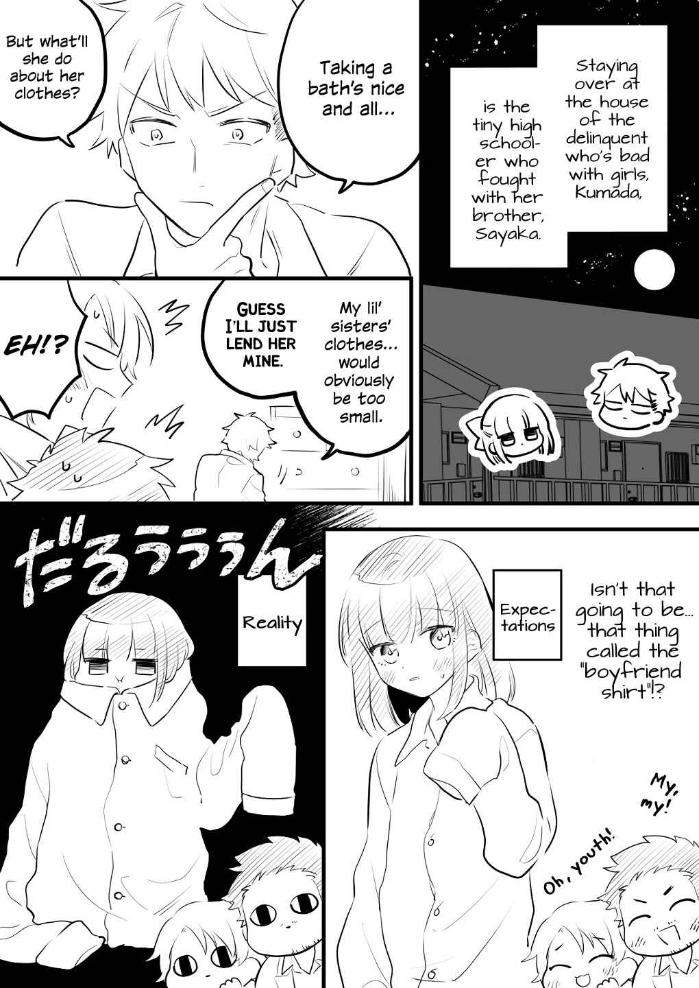 Page 1 Chapter 8 Tale of a Girl and a Delinquent Whos Bad with Women