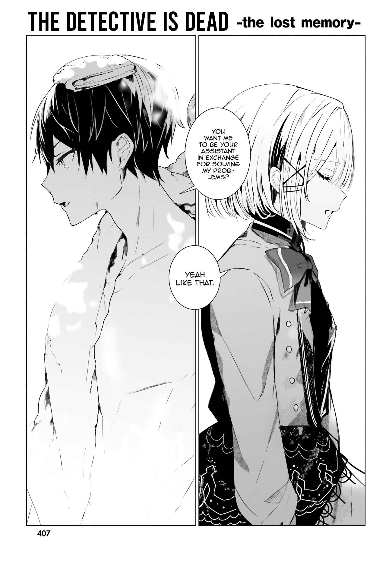 Page 37 Chapter 1 Tantei Wa Mou Shindeiru - The Lost Memory