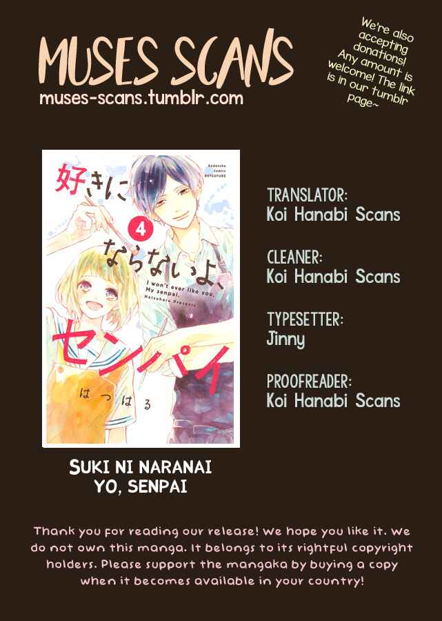 Page 1 Chapter 8 Suki ni Naranai yo, Senpai
