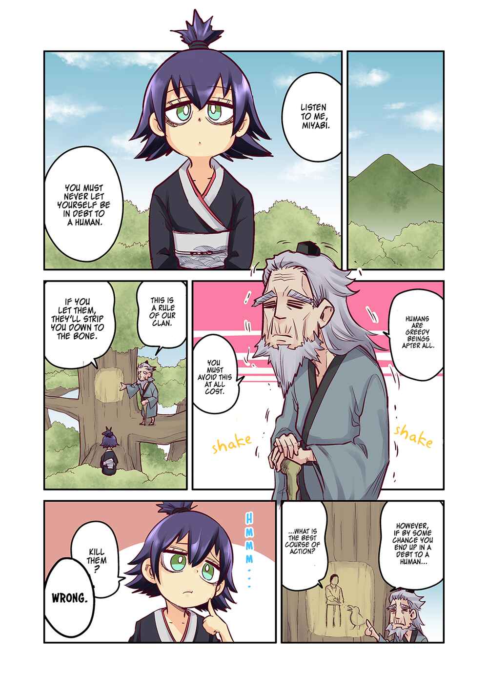 Page 2 Chapter 8.5 The crow I saved that one time, is just too clumsy for me
