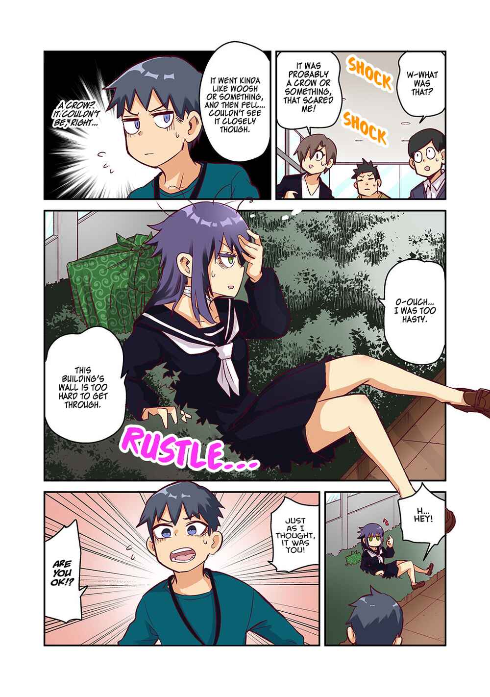 Page 4 Chapter 6 The crow I saved that one time, is just too clumsy for me
