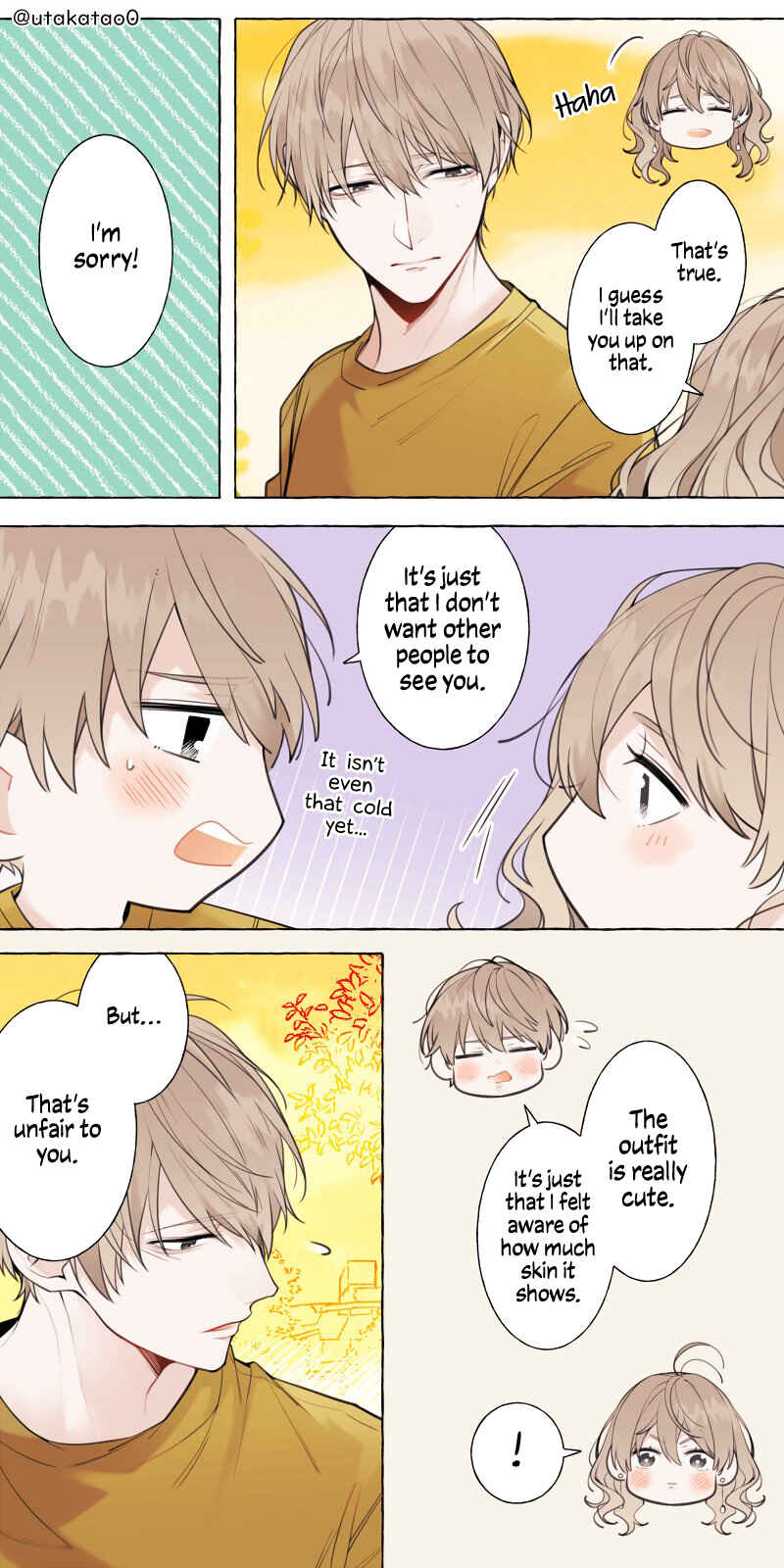 Page 3 Chapter 5.5 Shokuba to Jitaku de Gap no Aru Papa