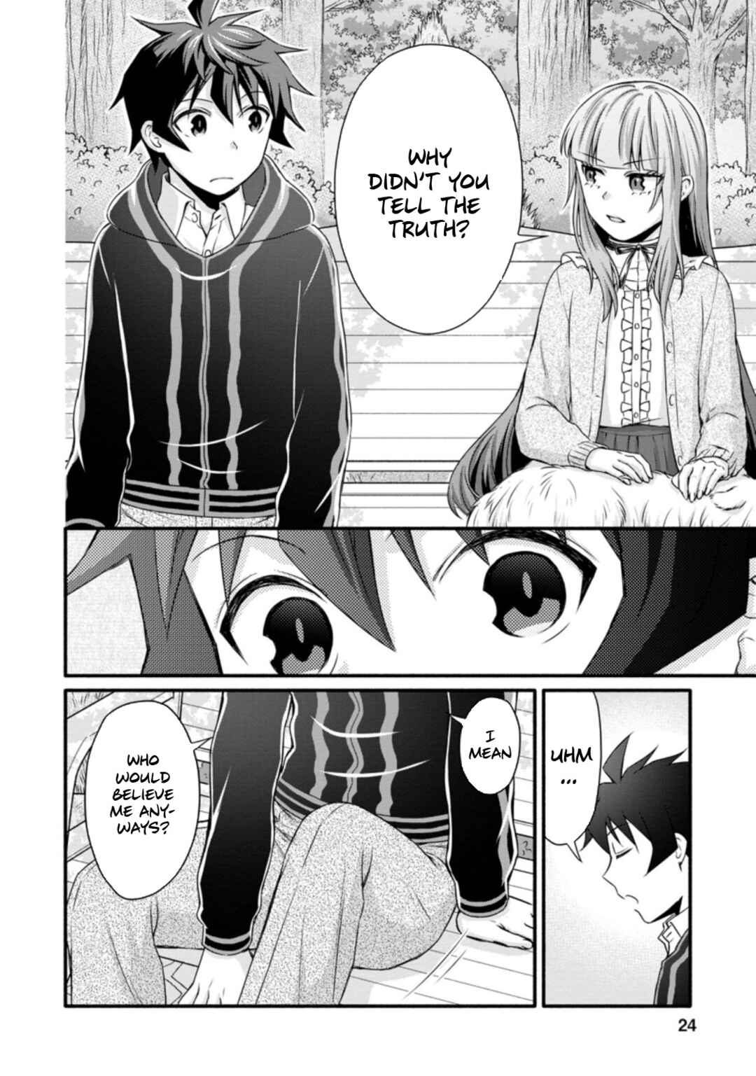 Page 23 Chapter 21 Gakuen Kishi no Level Up! Level 1000 Koe no Tenseisha, Ochikobore Class ni Nyuugaku. Soshite,