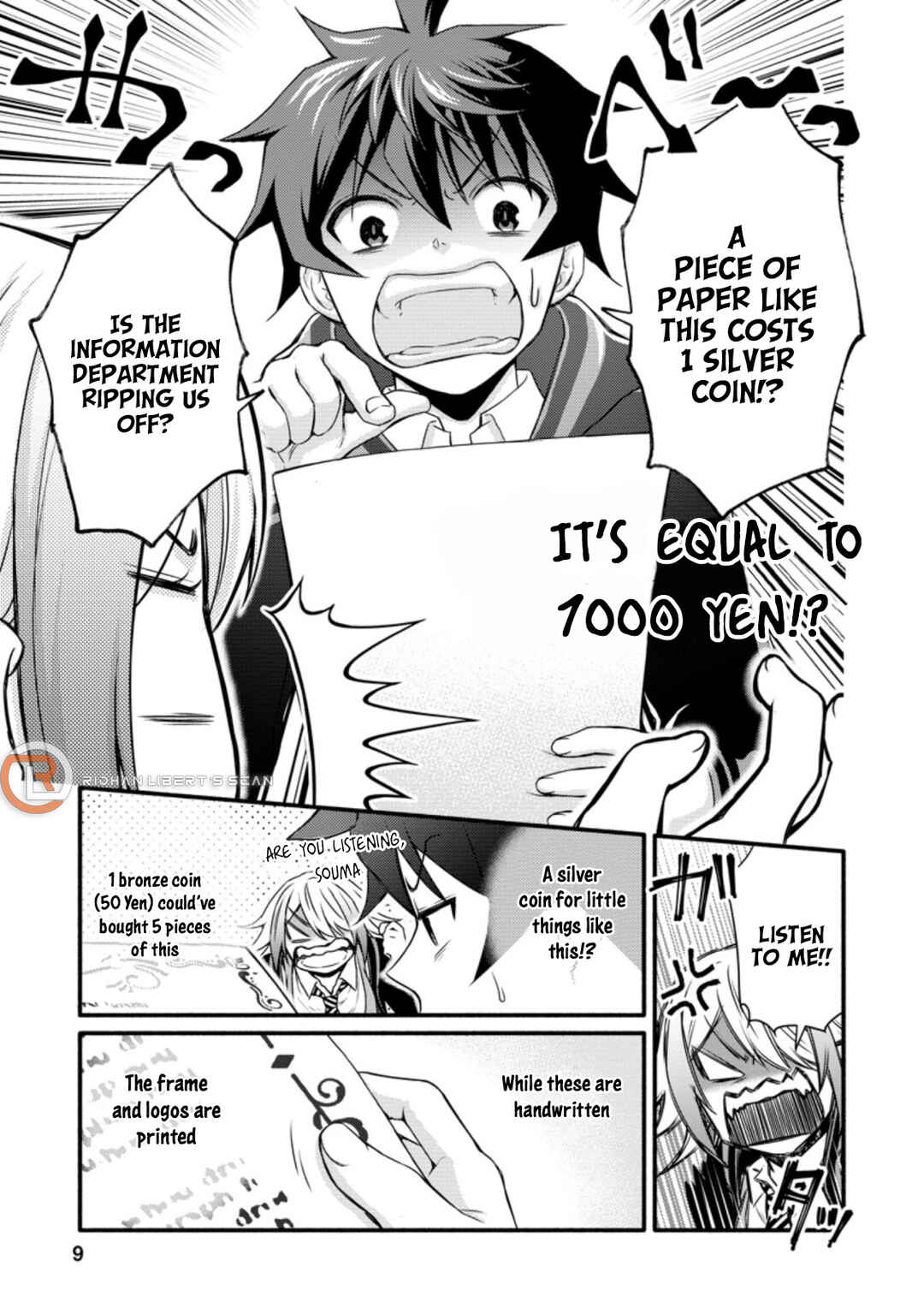 Page 8 Chapter 21 Gakuen Kishi no Level Up! Level 1000 Koe no Tenseisha, Ochikobore Class ni Nyuugaku. Soshite,