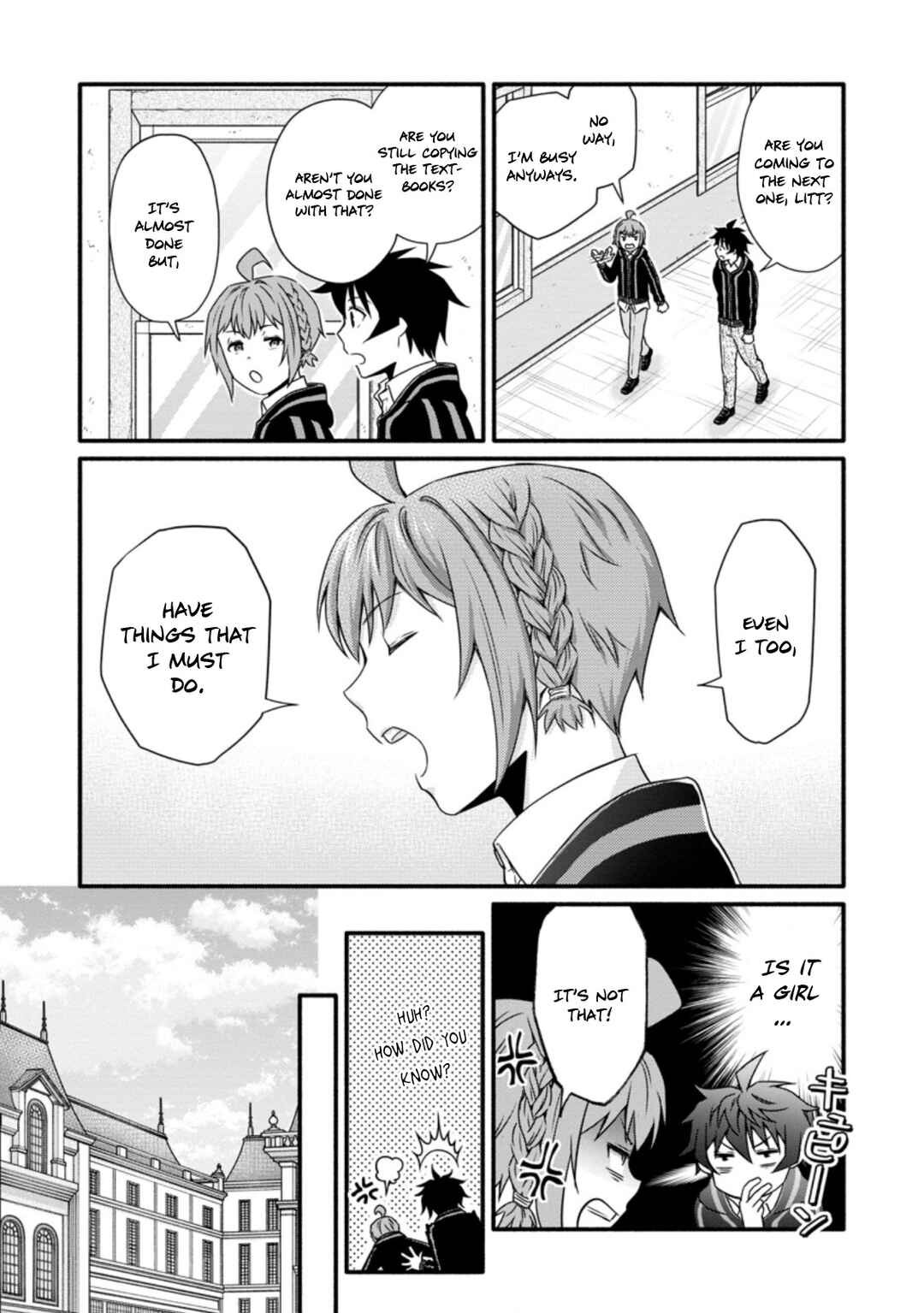 Page 8 Chapter 20 Gakuen Kishi no Level Up! Level 1000 Koe no Tenseisha, Ochikobore Class ni Nyuugaku. Soshite,