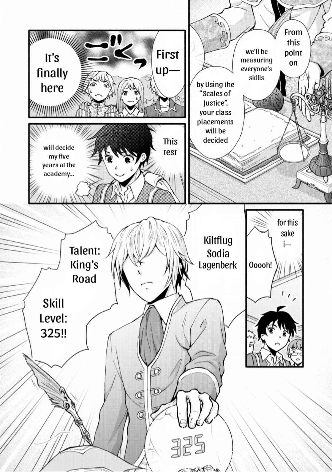Page 14 Chapter 1 Gakuen Kishi no Level Up! Level 1000 Koe no Tenseisha, Ochikobore Class ni Nyuugaku. Soshite,