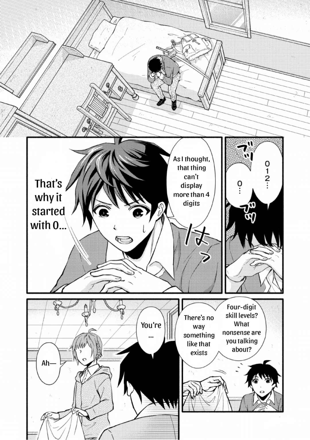 Page 24 Chapter 1 Gakuen Kishi no Level Up! Level 1000 Koe no Tenseisha, Ochikobore Class ni Nyuugaku. Soshite,