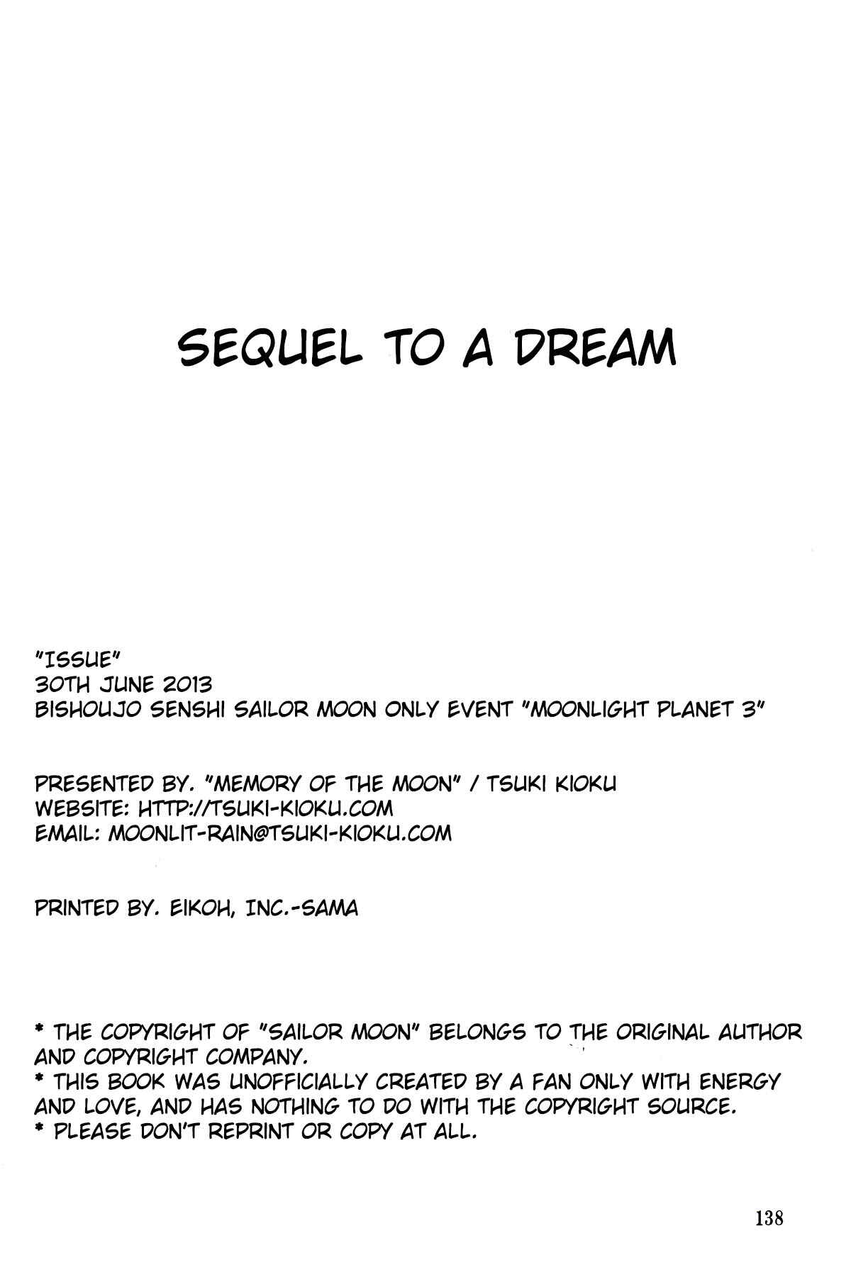 Page 11 Chapter 8.2 Sailor Moon - Sequel to a Dream (Doujinshi)