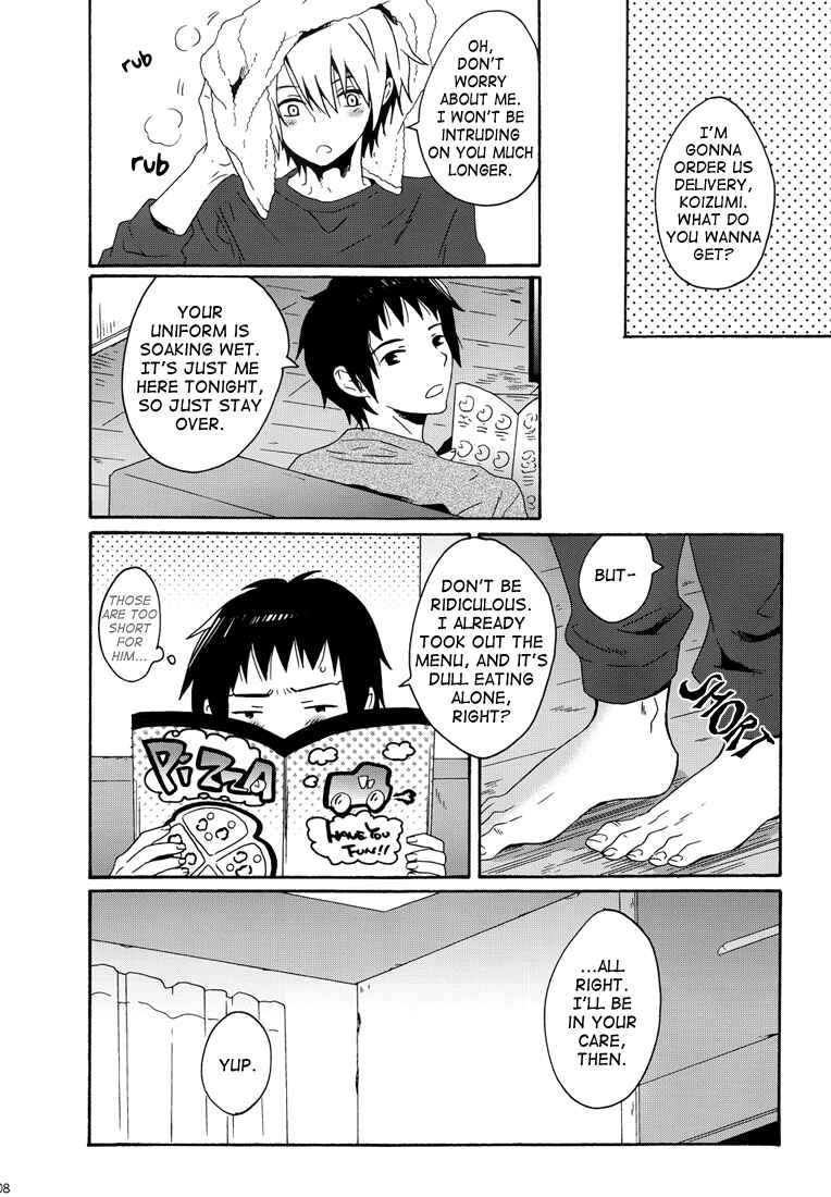 Page 8 Chapter Unknown_8d67 Suzumiya Haruhi no Yuuutsu - Rain Outside, Blue, Cant See the Stars (Doujinshi)