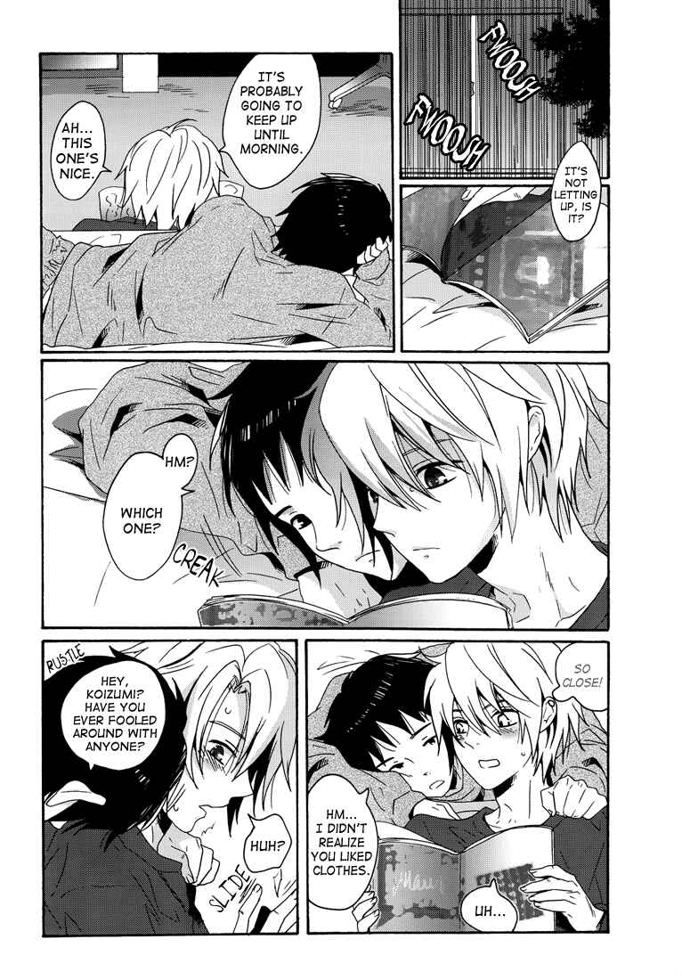 Page 9 Chapter Unknown_8d67 Suzumiya Haruhi no Yuuutsu - Rain Outside, Blue, Cant See the Stars (Doujinshi)