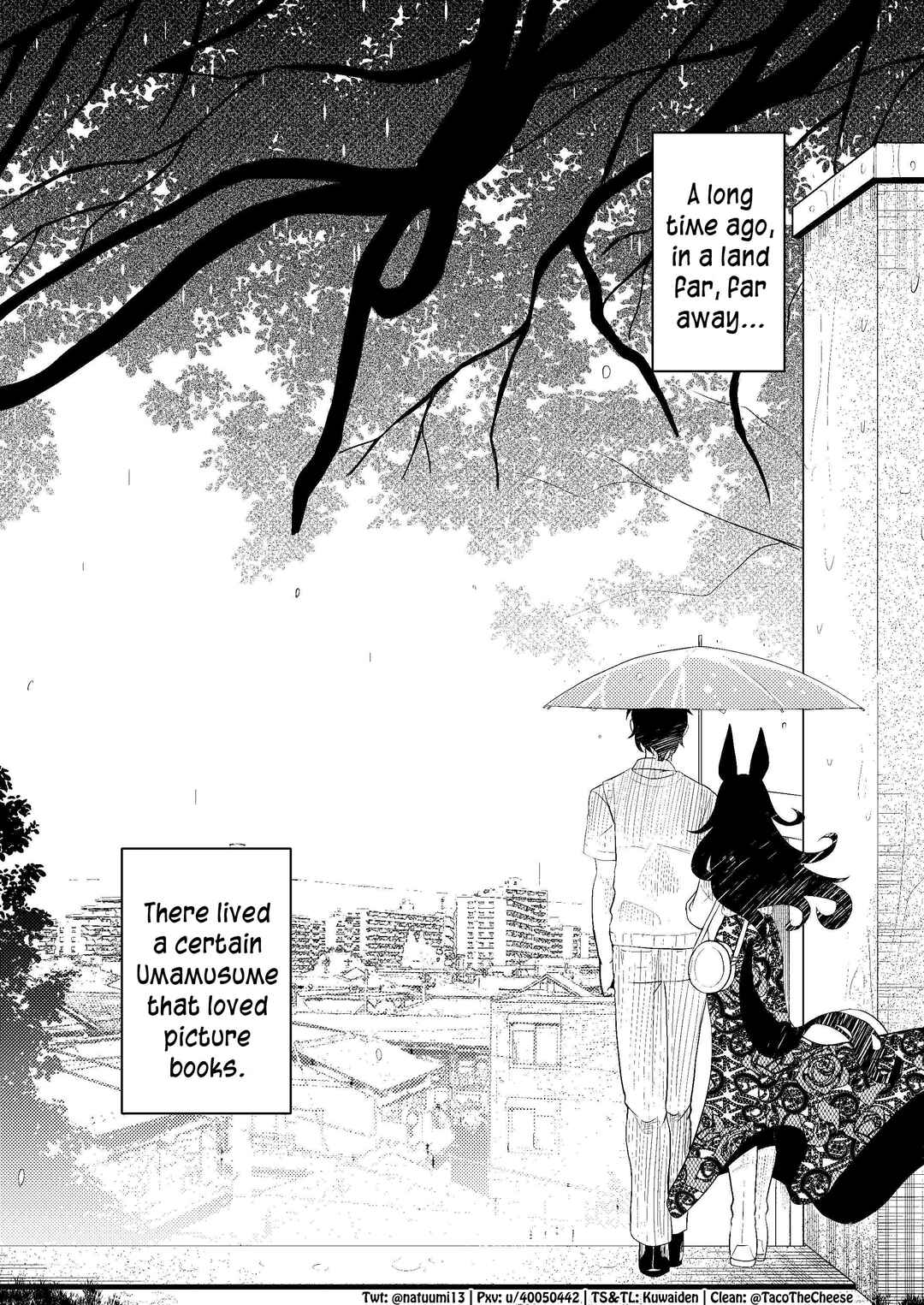 Page 1 Chapter 14 Uma Musume Pretty Derby - A Story where a Mysterious Picture Book Uma Musume Author Calls Out to Me (Doujinshi)