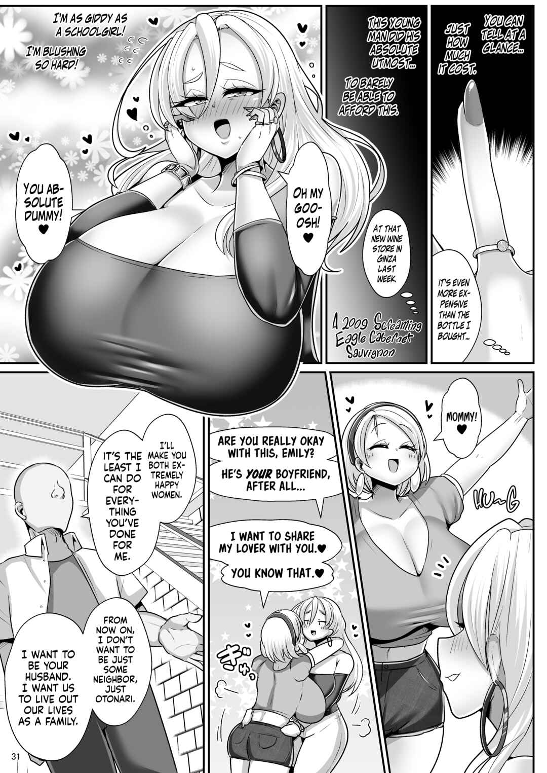 Page 32 Chapter 3 A White, Blonde, Sex-Crazed Exchange Student with Big Tits Moved in Next Door!!