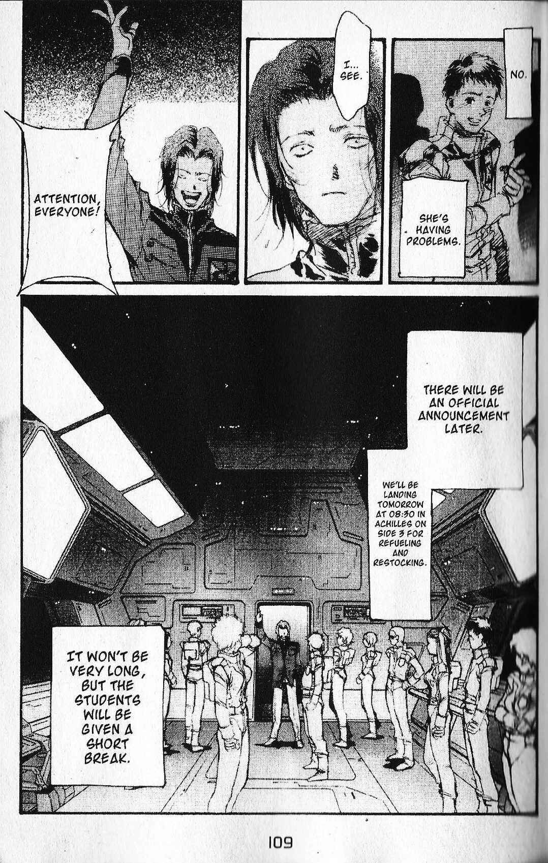 Page 28 Chapter 9 Mobile Suit Gundam - École du Ciel
