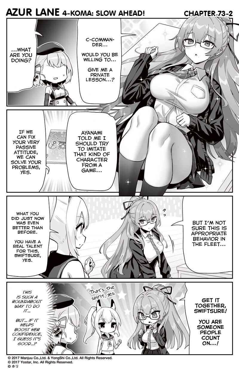 Page 2 Chapter 73 Azur Lane: Bisoku Zensin!