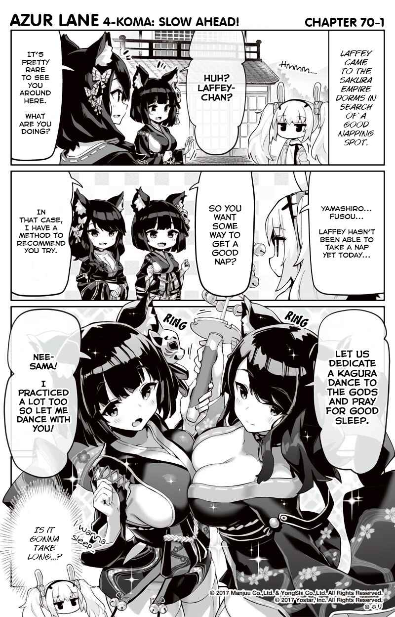 Page 1 Chapter 70 Azur Lane: Bisoku Zensin!