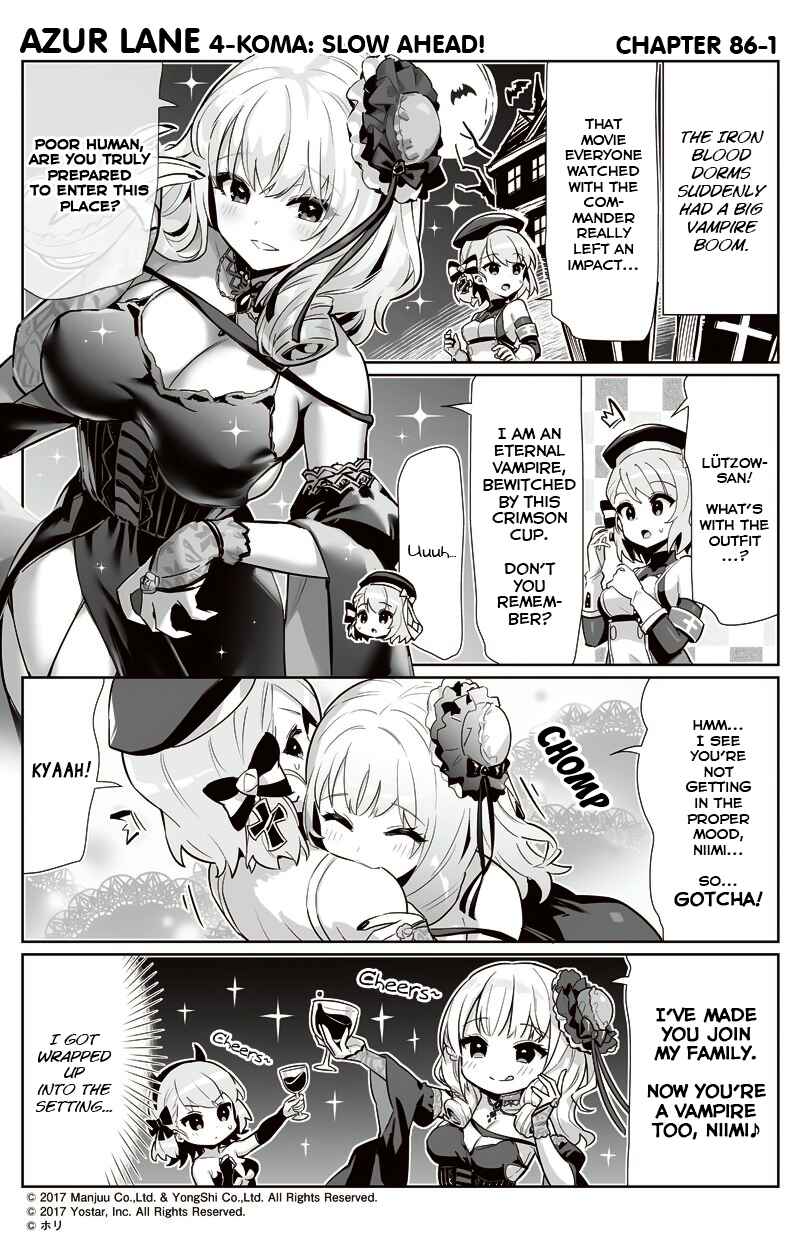 Page 1 Chapter 86 Azur Lane: Bisoku Zensin!
