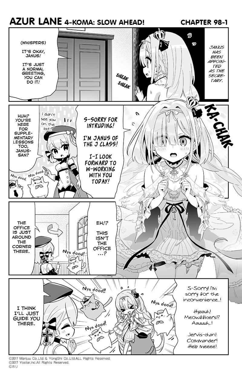 Page 1 Chapter 98 Azur Lane: Bisoku Zensin!