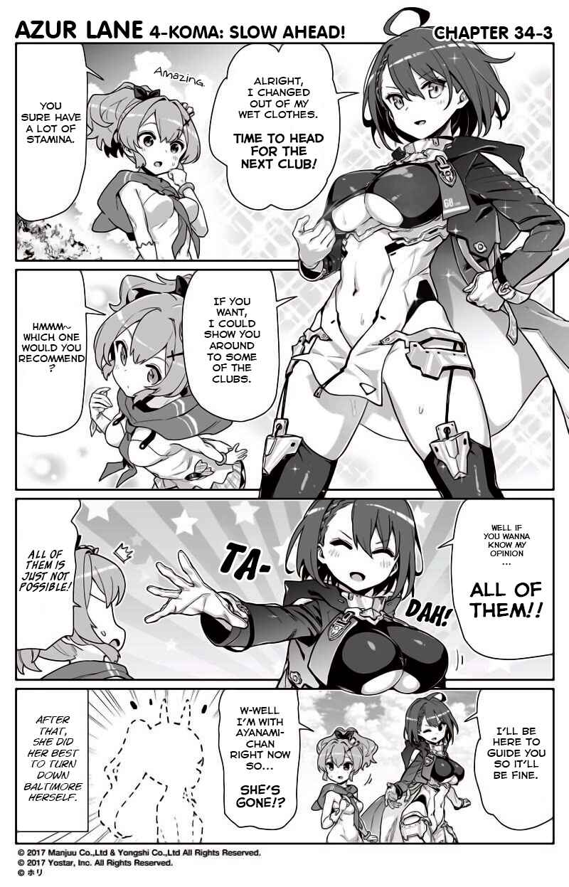 Page 3 Chapter 34 Azur Lane: Bisoku Zensin!