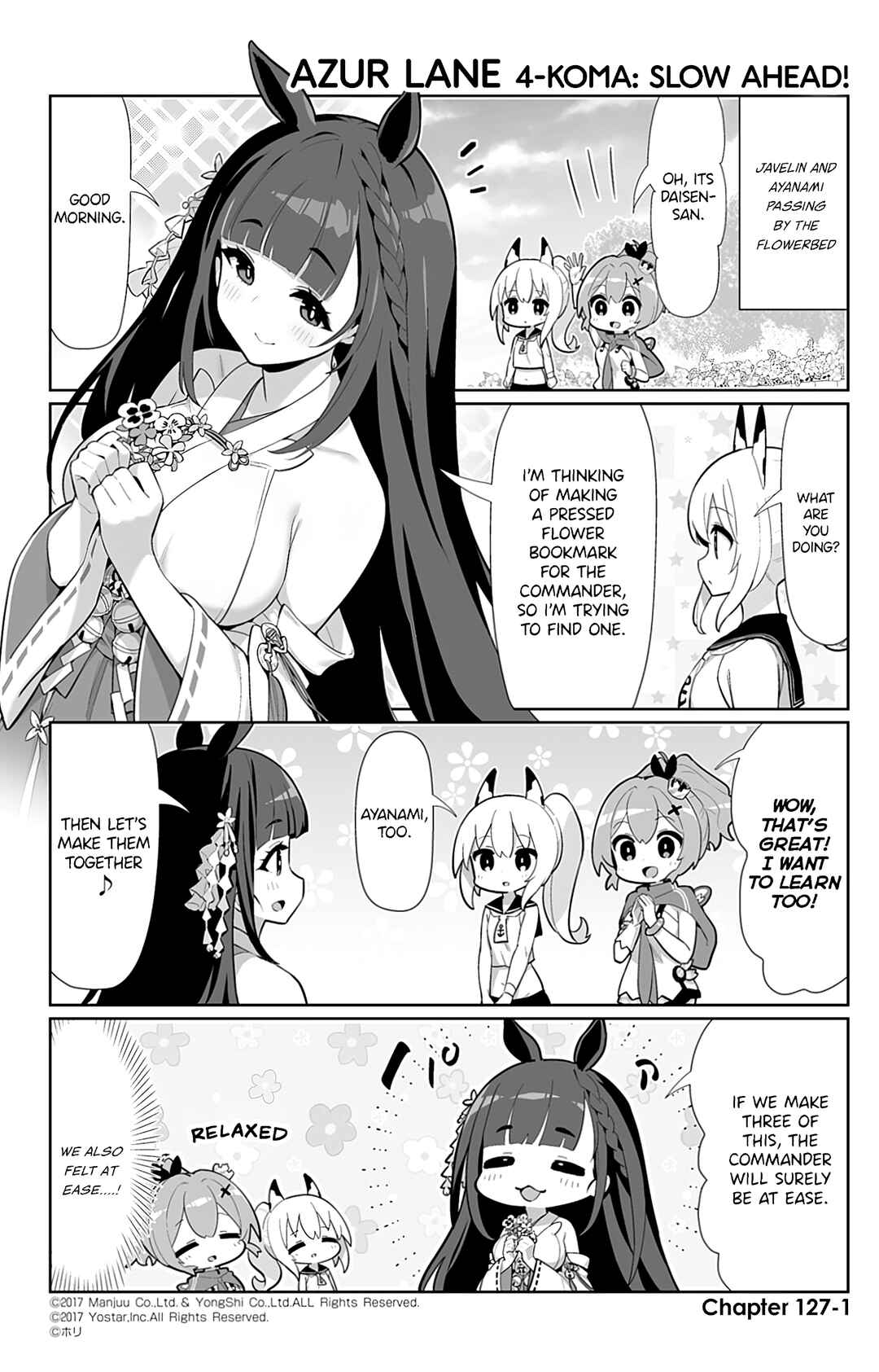 Page 1 Chapter 127 Azur Lane: Bisoku Zensin!