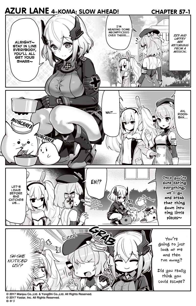 Page 1 Chapter 57 Azur Lane: Bisoku Zensin!