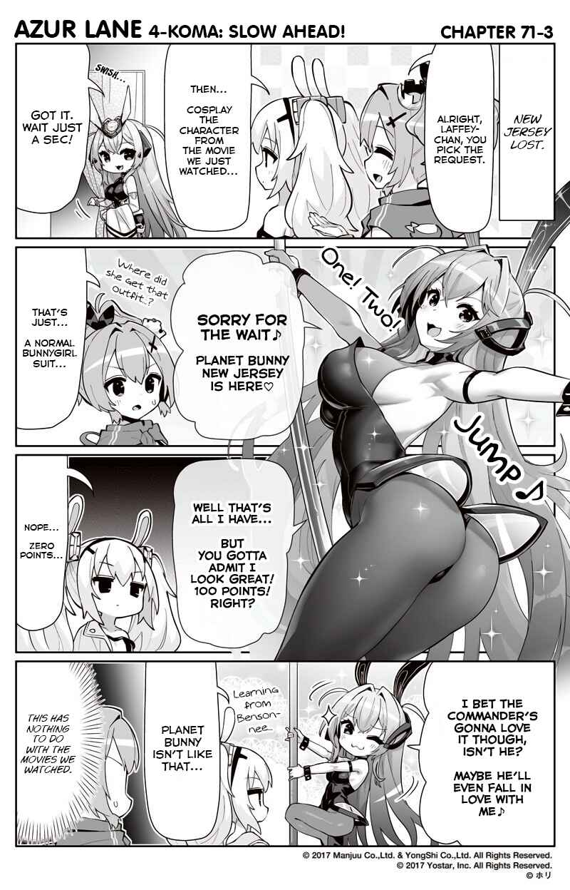 Page 3 Chapter 71 Azur Lane: Bisoku Zensin!