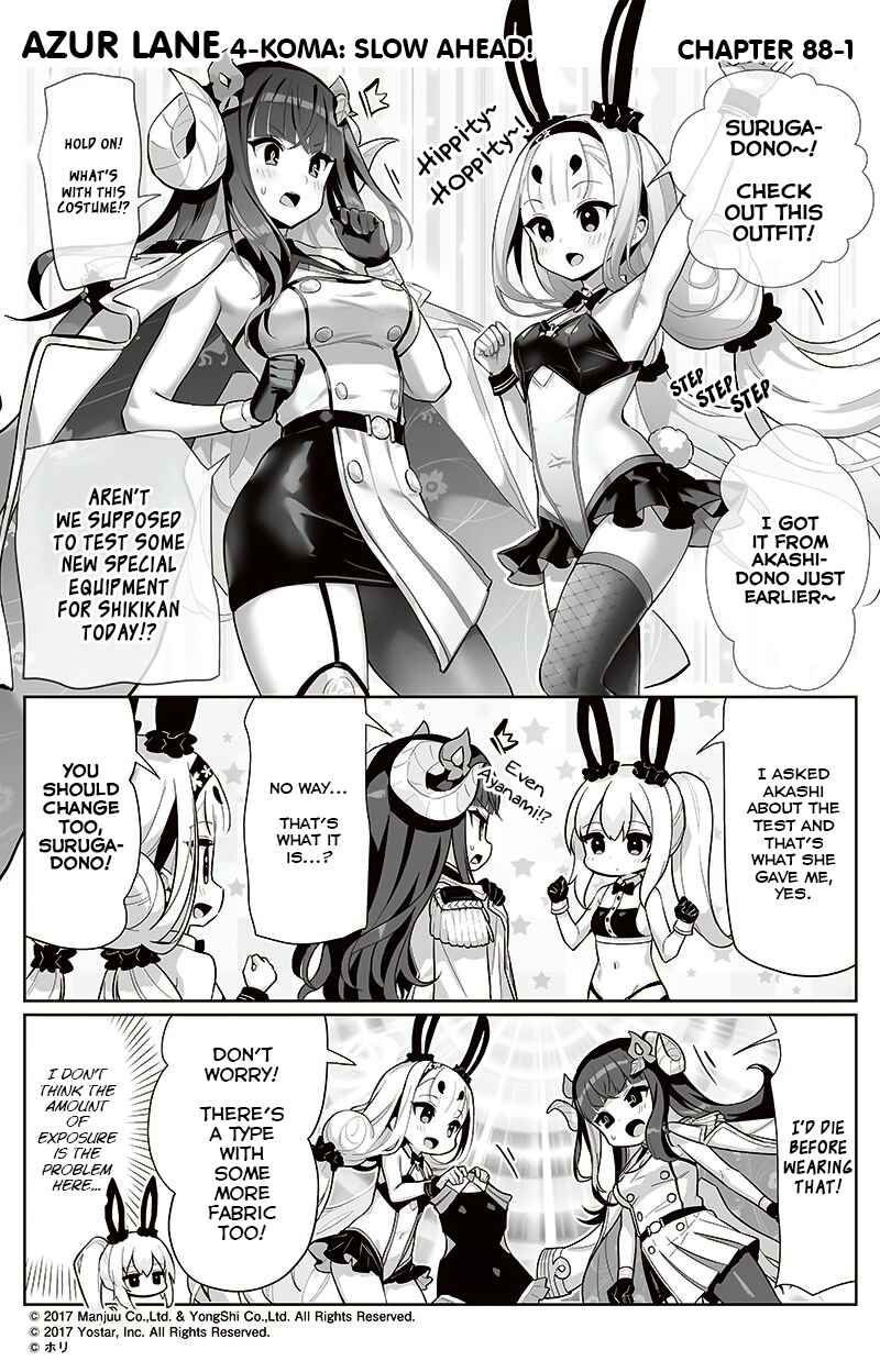 Page 1 Chapter 88 Azur Lane: Bisoku Zensin!