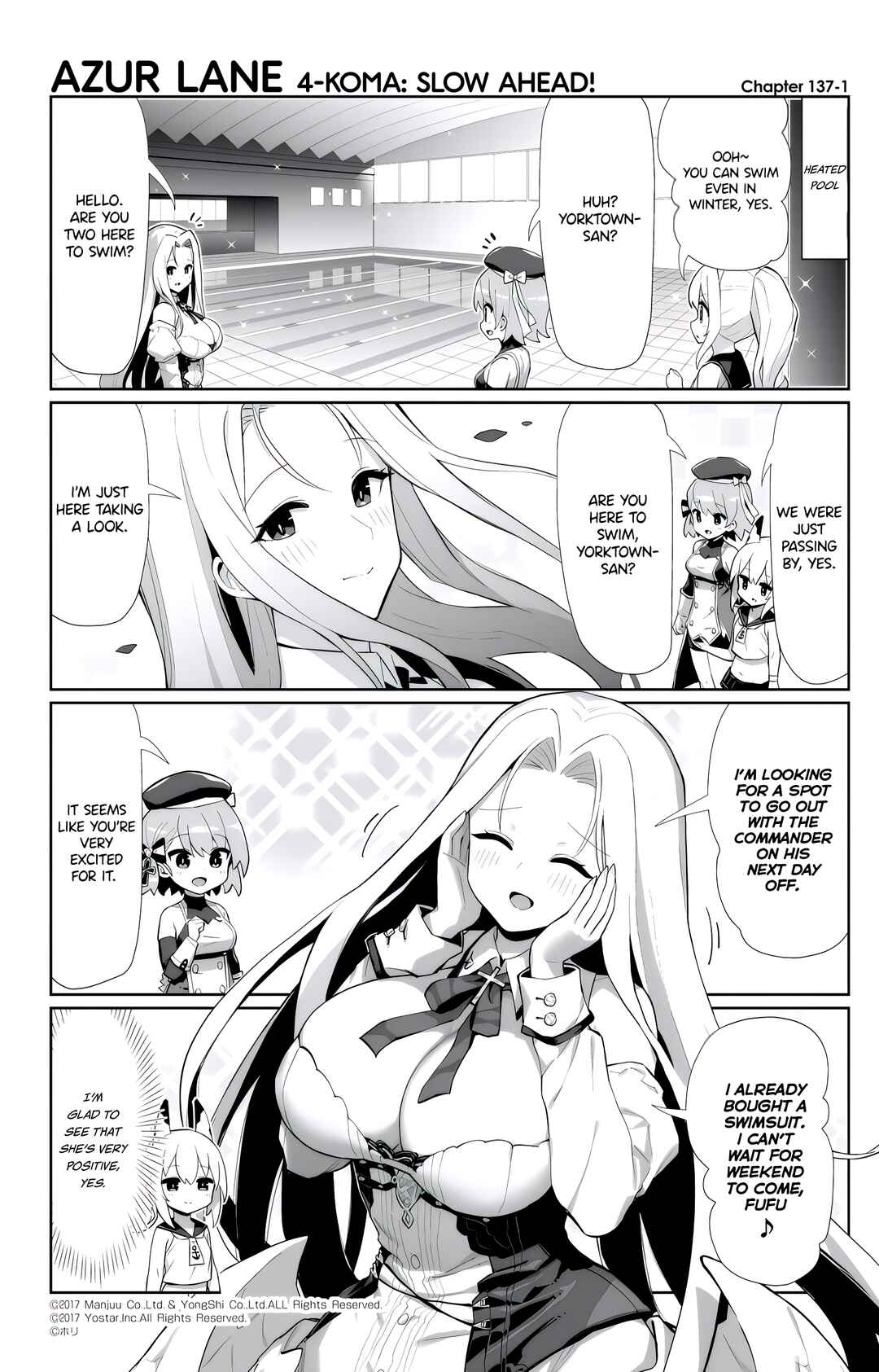 Page 1 Chapter 137 Azur Lane: Bisoku Zensin!