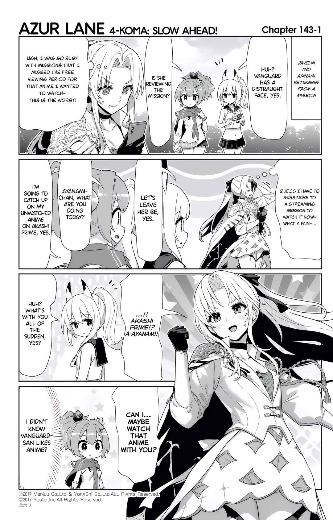 Page 1 Chapter 143 Azur Lane: Bisoku Zensin!