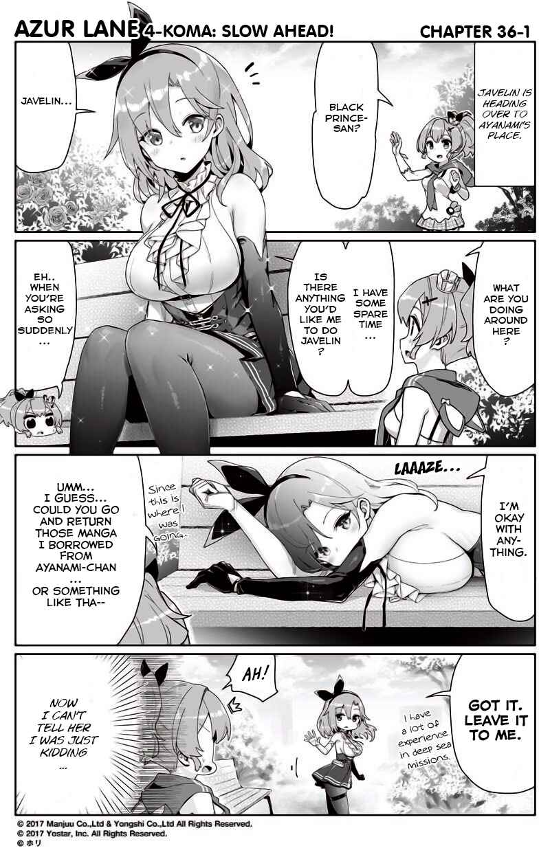 Page 1 Chapter 36 Azur Lane: Bisoku Zensin!