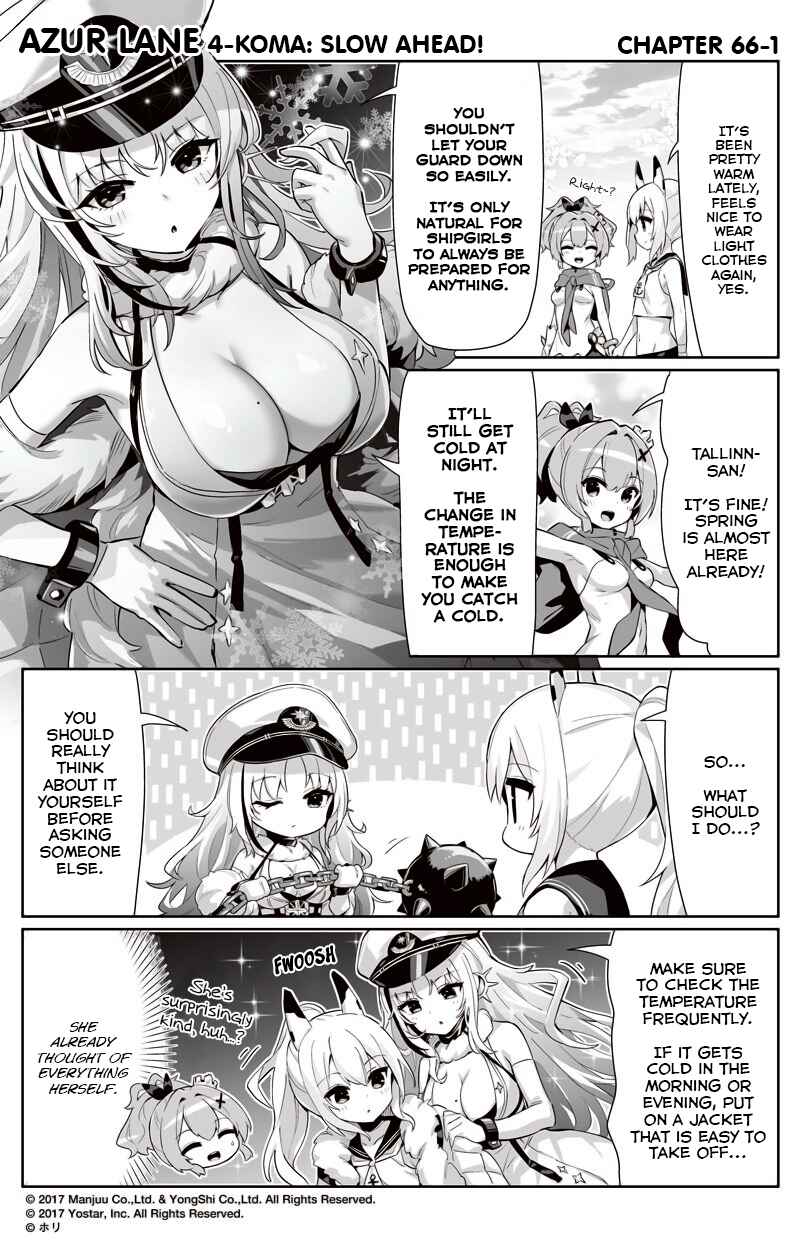 Page 1 Chapter 66 Azur Lane: Bisoku Zensin!