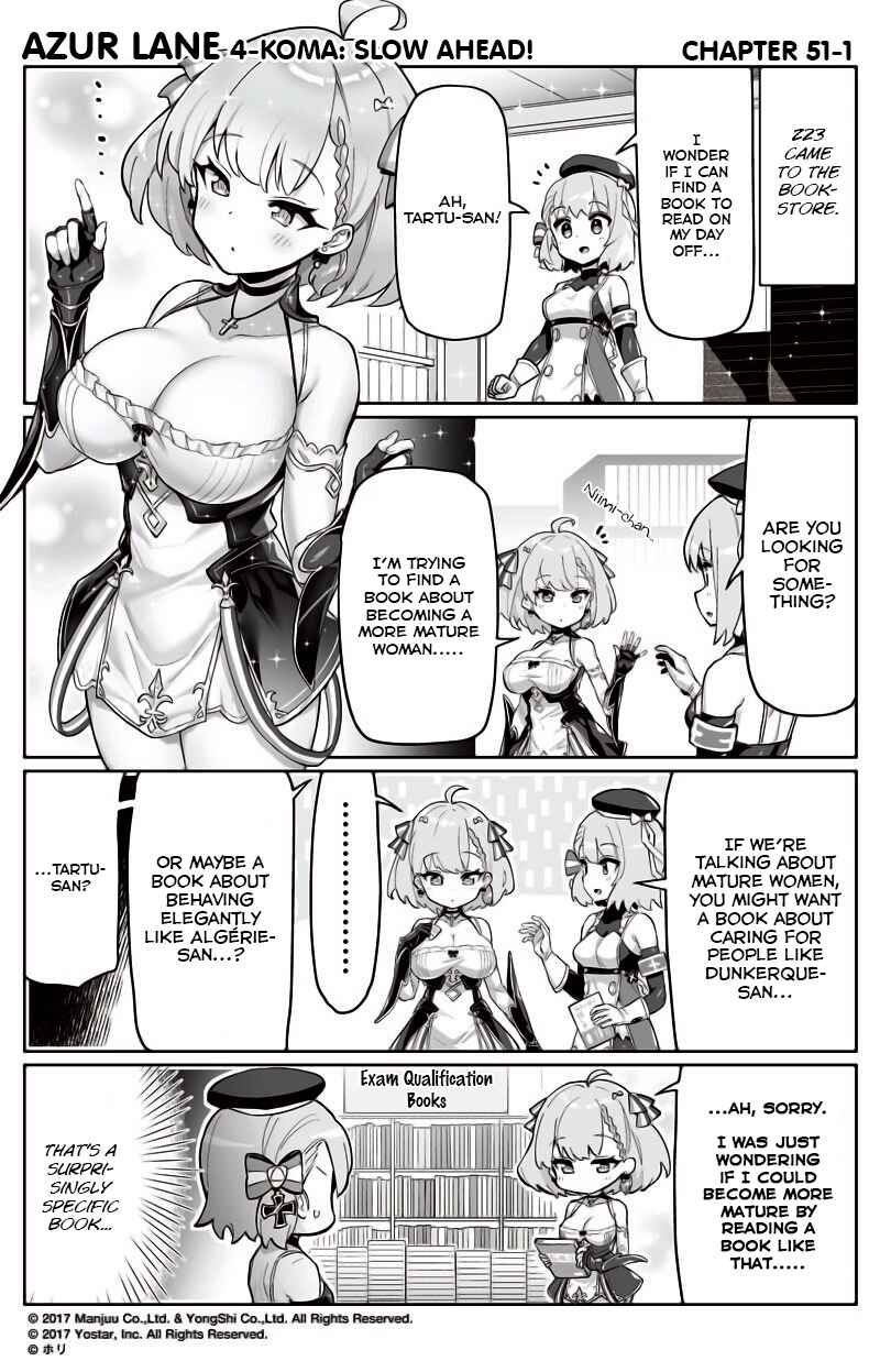 Page 1 Chapter 51 Azur Lane: Bisoku Zensin!