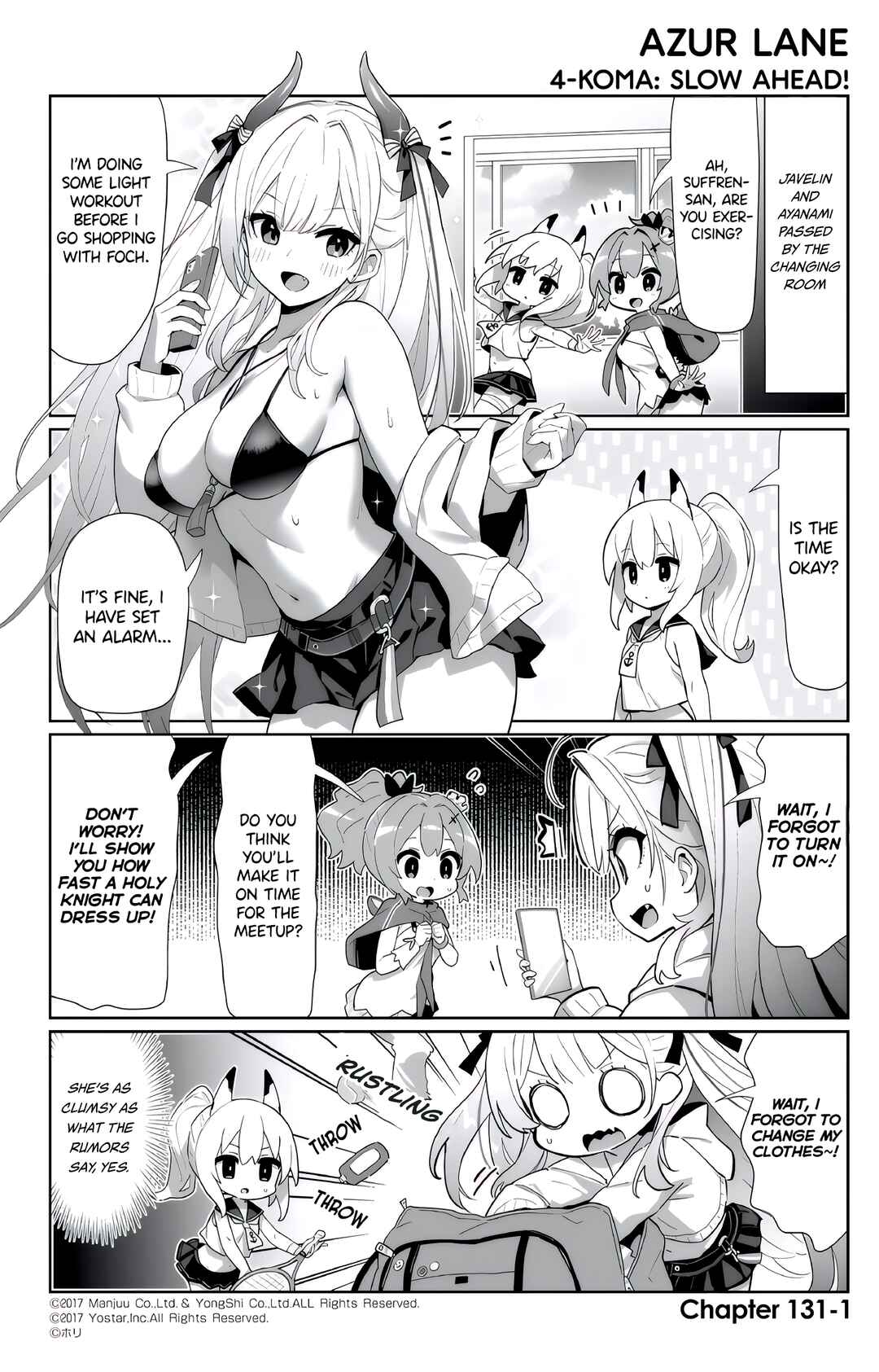 Page 1 Chapter 131 Azur Lane: Bisoku Zensin!