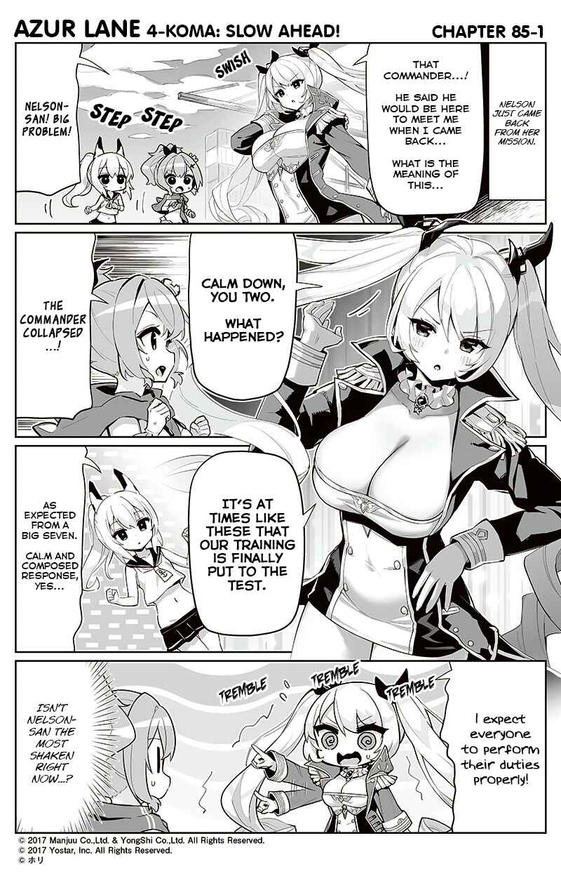 Page 1 Chapter 85 Azur Lane: Bisoku Zensin!