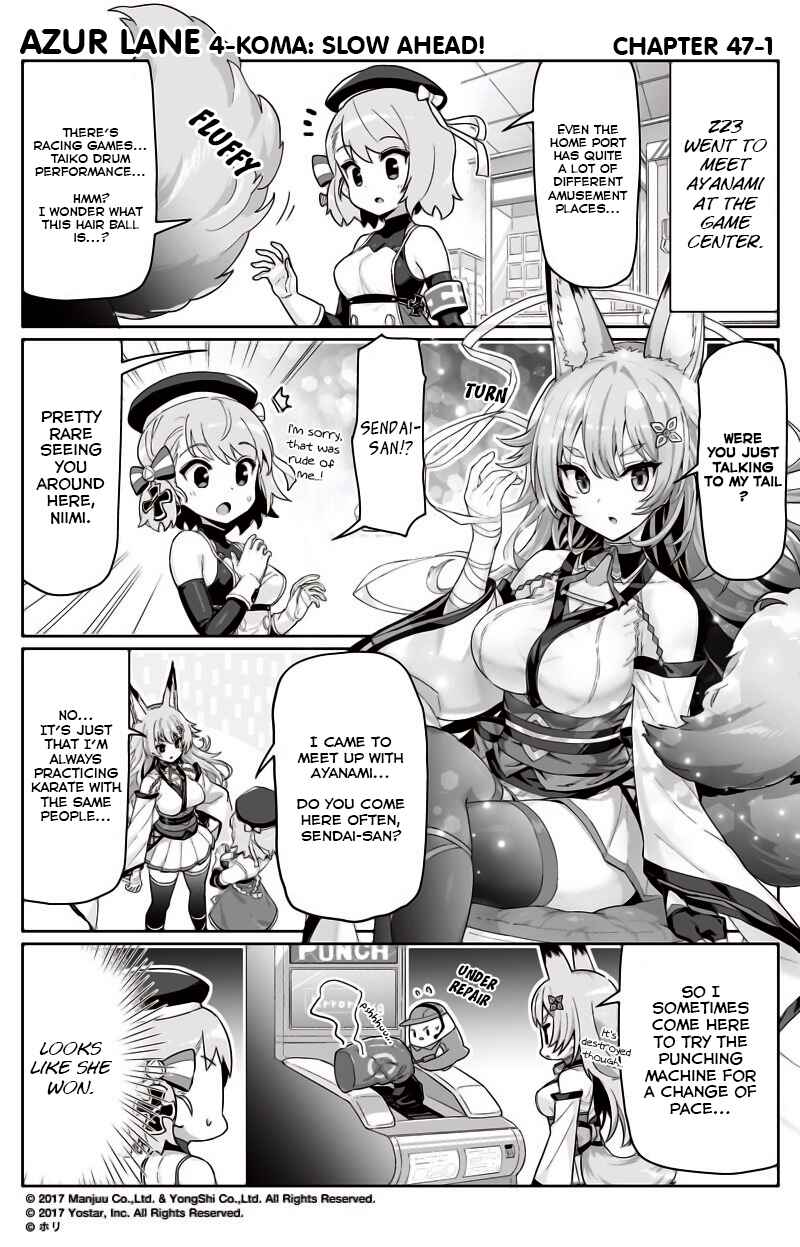 Page 1 Chapter 47 Azur Lane: Bisoku Zensin!