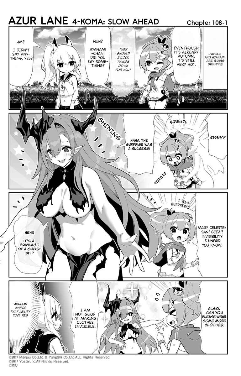 Page 1 Chapter 108 Azur Lane: Bisoku Zensin!