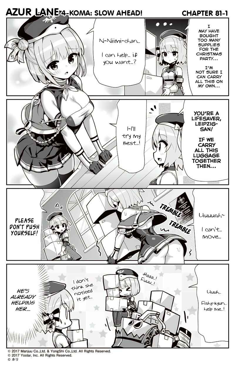 Page 1 Chapter 81 Azur Lane: Bisoku Zensin!