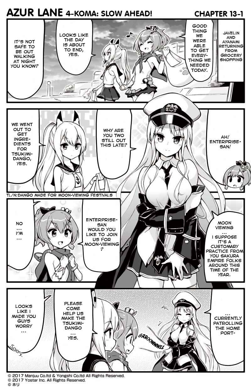 Page 1 Chapter 13 Azur Lane: Bisoku Zensin!