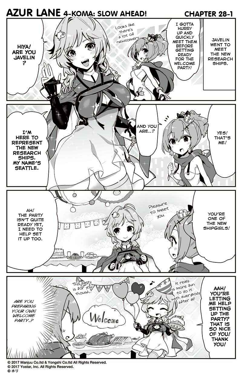 Page 1 Chapter 28 Azur Lane: Bisoku Zensin!