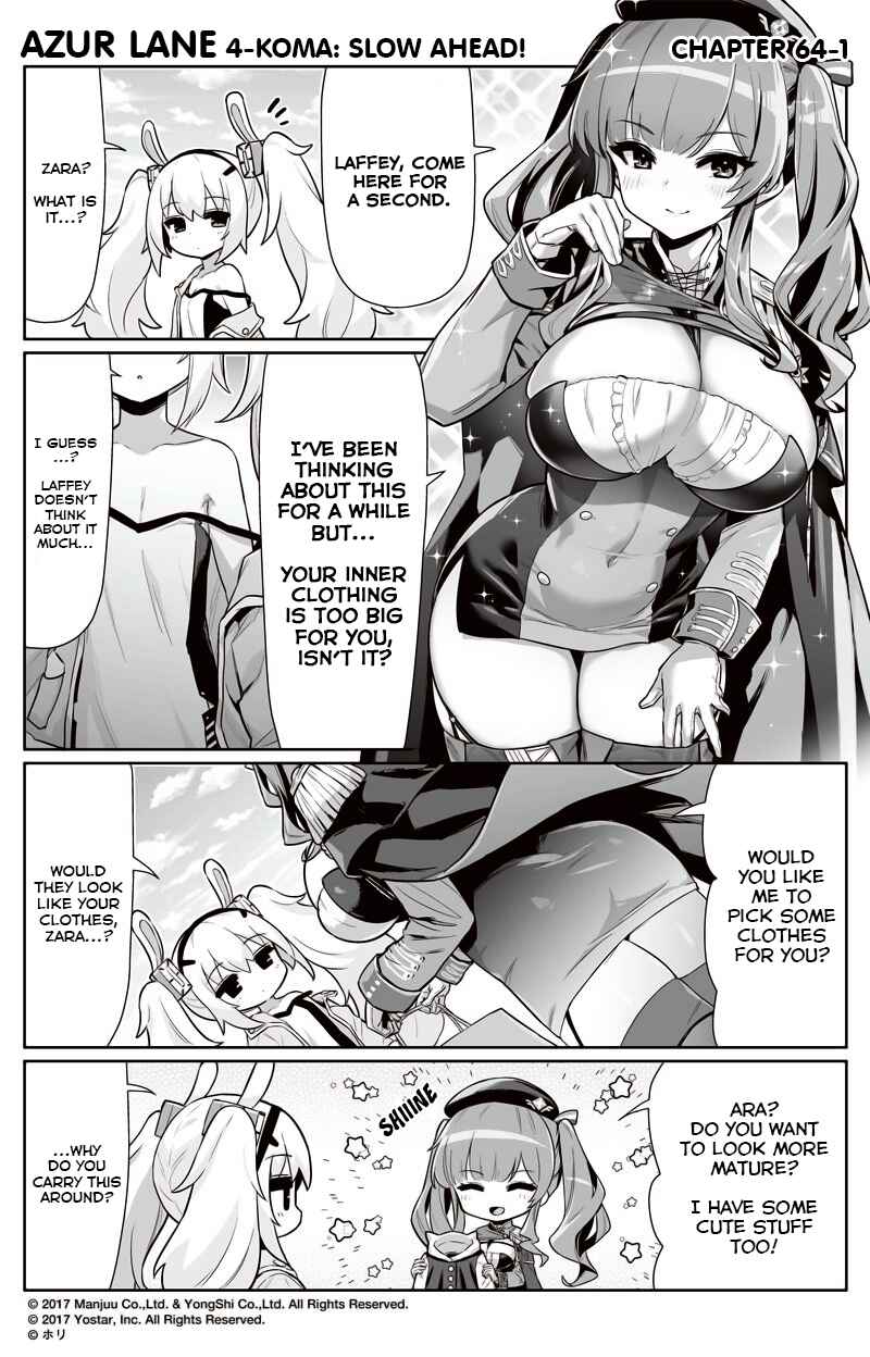Page 1 Chapter 64 Azur Lane: Bisoku Zensin!