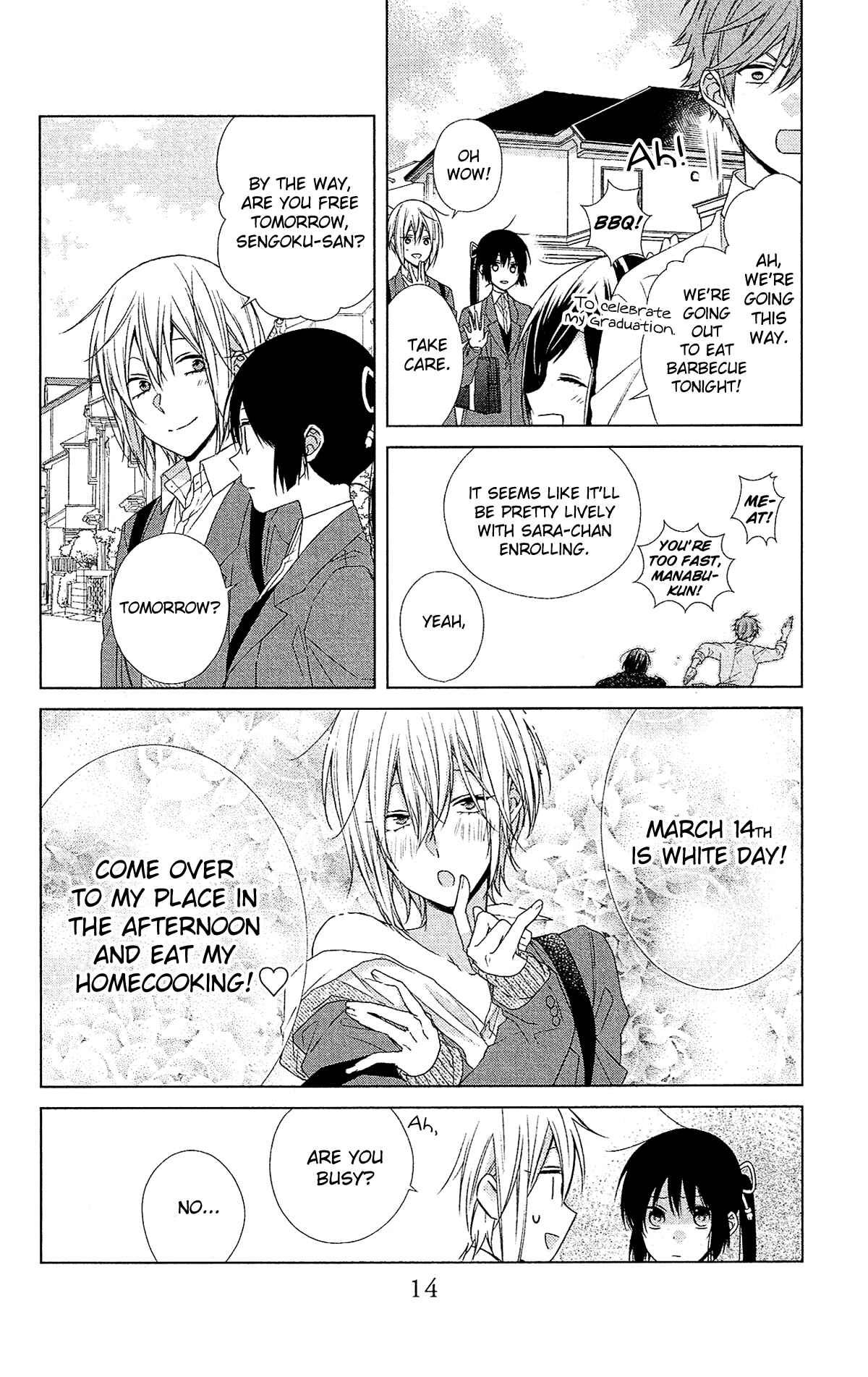 Page 17 Chapter 47 Mizutama Honey Boy