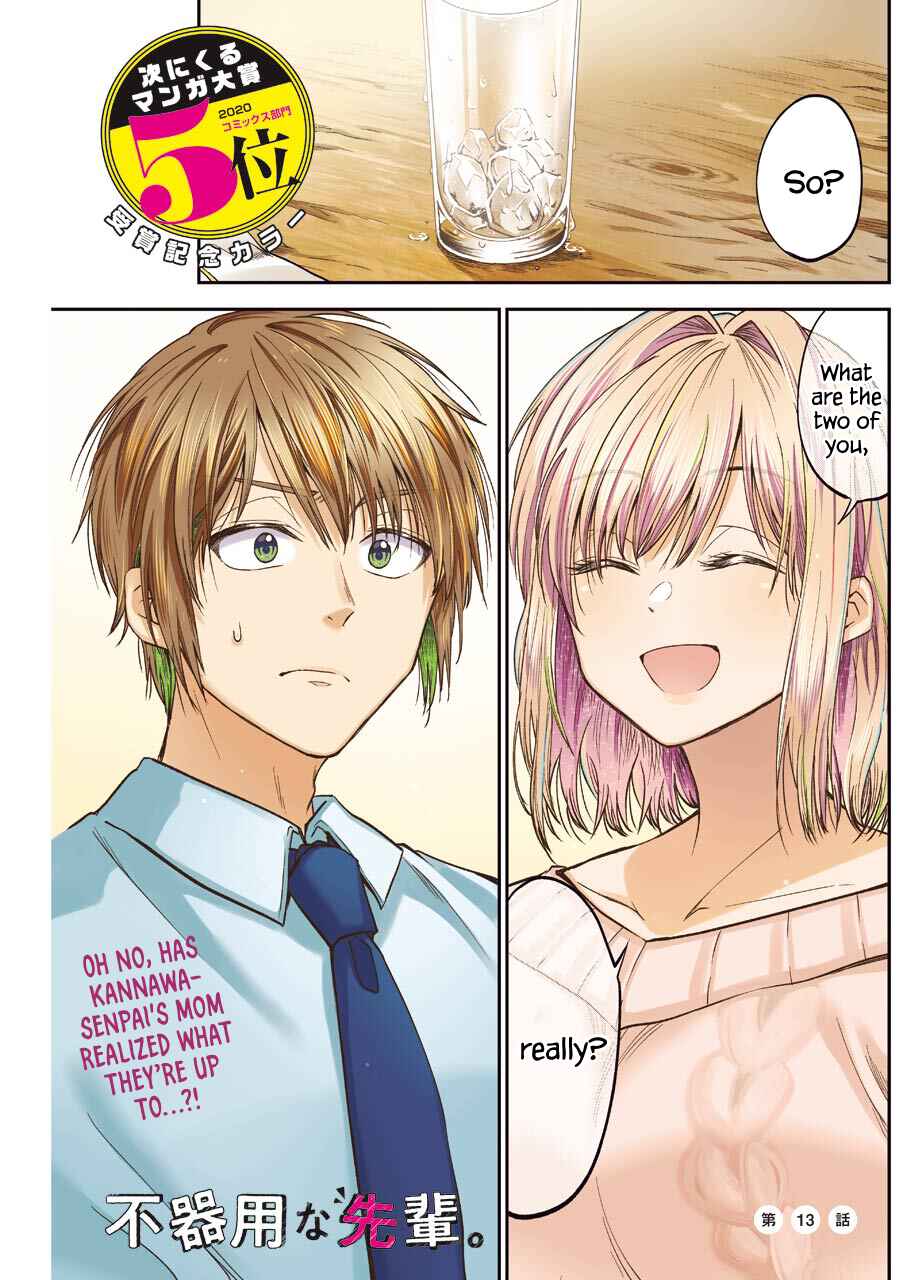 Page 2 Chapter 13 Bukiyou na Senpai.