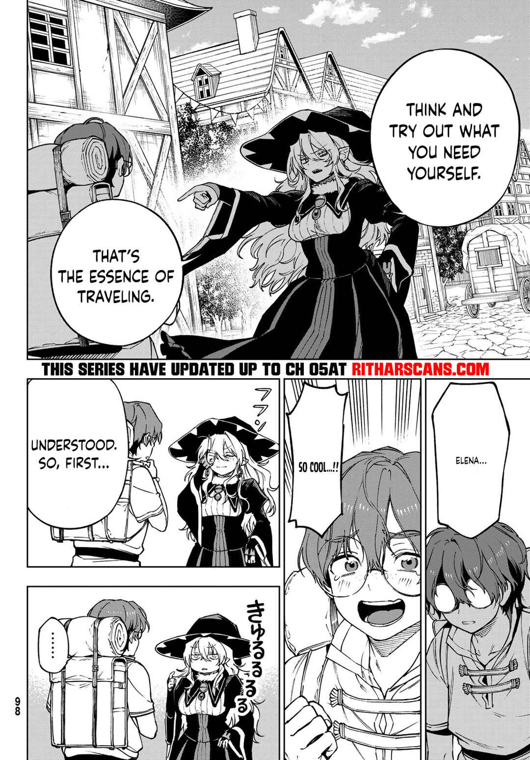 Page 9 Chapter 2 Shuuen no Majo to Sekai no Tabi